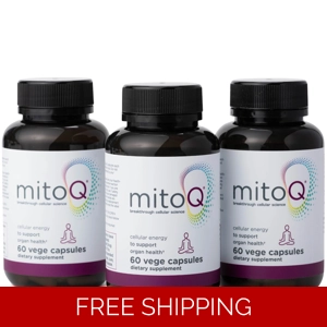 MitoQ 5mg 60 Capsules Triple Pack - Free Priority Ship